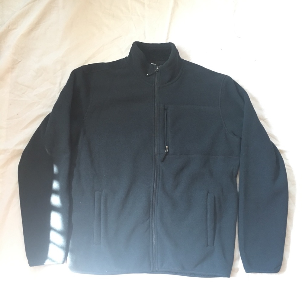 Large 32 degree Heat Navy fleece full zip jacket